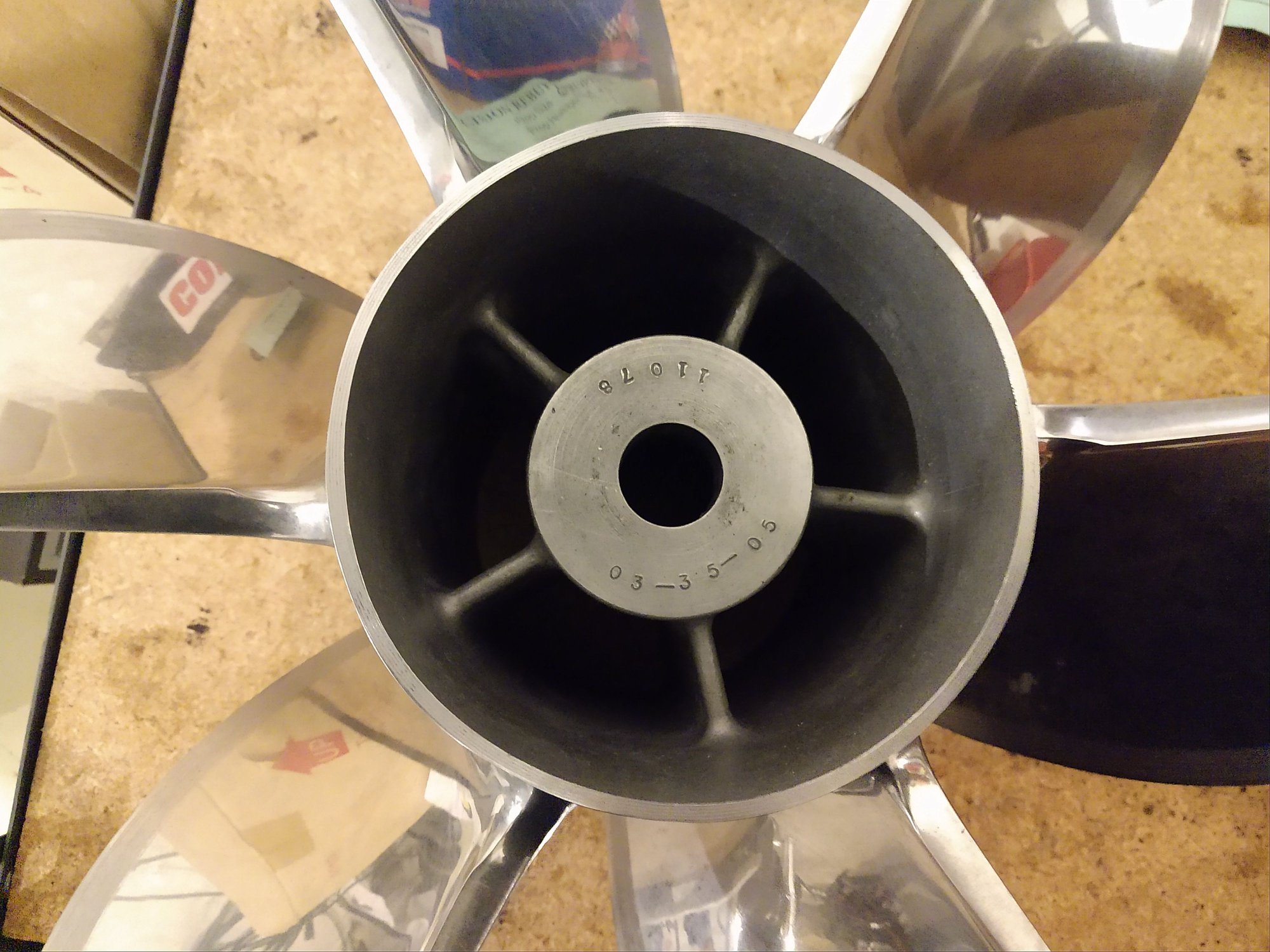 Hering props 6 blade 31p 35p 2 sets