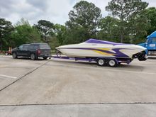 So we got into Baton Rouge early on Thursday.  Got to run the boat on some rivers, which is so much fun and this boat is an absoulte BLAST to drive.  Beyond pleased with this boat and cant wait to get it back in the water!  I officially own a Velocity and couldnt be more proud.  She is on the truck, tows like a dream, and we are well on our way back to Vermont.