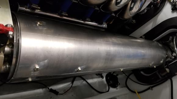 Driveshaft tunnel done. Now off being powder coated.