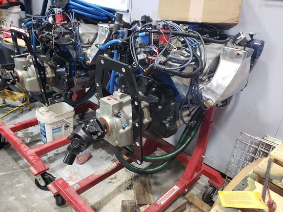 572 Engines and transmission; prepping for Surface drives