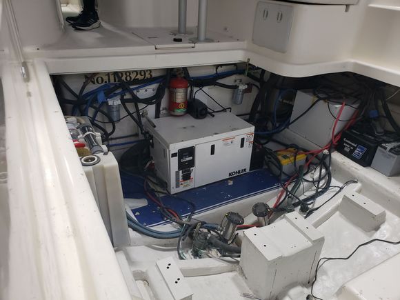 Engines out and rework of transom