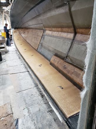  The port side is cored