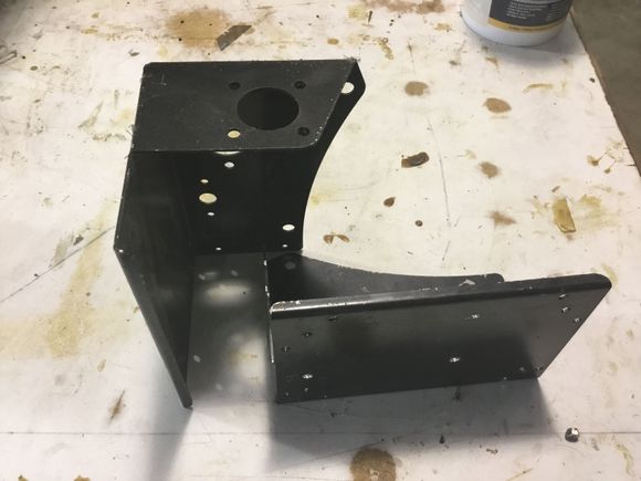 Stainless ignition brackets painted black 50.00 each