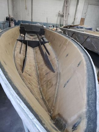 Stringers are in .  Glassing tomorrow!