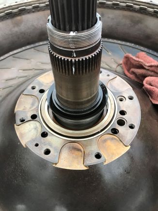 Ok here you go 
Install diffuser
Install seal retainer