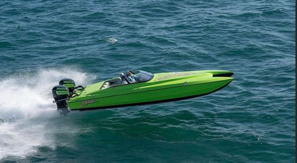 Here is a shot of us during the Key West Poker Run a couple of years ago. The Skater 28 would be an awesome Keys boat, in my opinion.