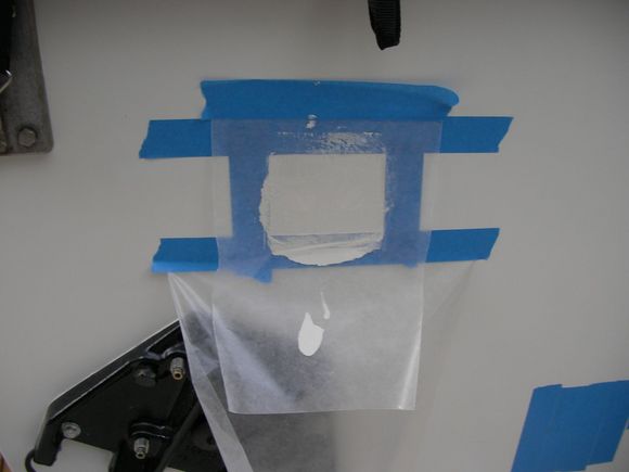 clean sand fair and schloop on the gel.
finished product came out nice.