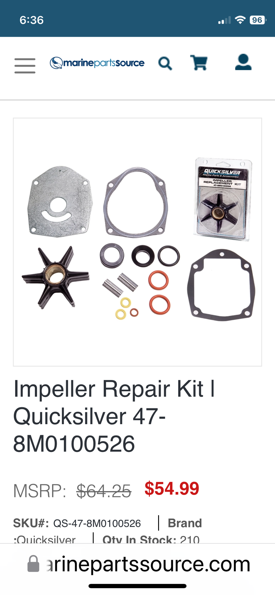 Did I use the wrong impeller?