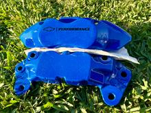 2020 Silverado powder caliper using Prismic Powders Illusion Blue-Berg & Clear Vision. 