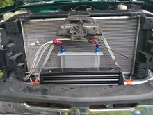 Small FMIC, and trans cooler