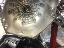 Ls bellhousing in place