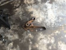 Grinder and cold chisel and they are off!