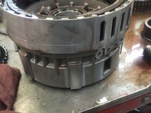 Center support which is also the 2-6 and low/reverse clutch housing...