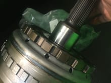 New output shaft assembly, which is according to the paper in the box an updated design, the old one the ring gears were seperatable, these are built into the housing.....