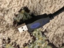 USB male to Laptop from Y.   