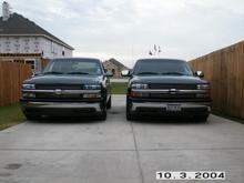 Texas Terminator (left) and Grey Silver