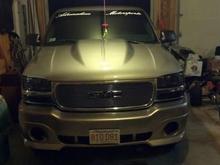 new hood freshly painted