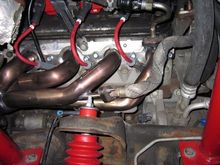 Gibson Header (GP116S) Passenger Side after running them in.