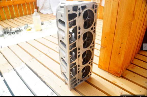 stock heads cleaned up and ready for valves and springs. pic was from a while ago.