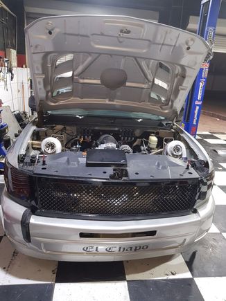 Little update to the front change the A2A cooler to A2W cooler