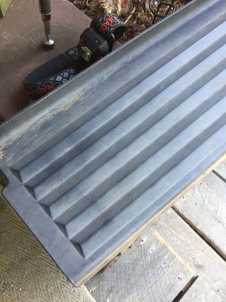 Some dust and pollen, but 17 years of sun...