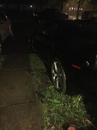 I moved  my car into the yard.... Figure it afforded me about an extra 6-8 inches