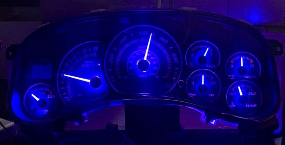 Needles only. No backlighting
