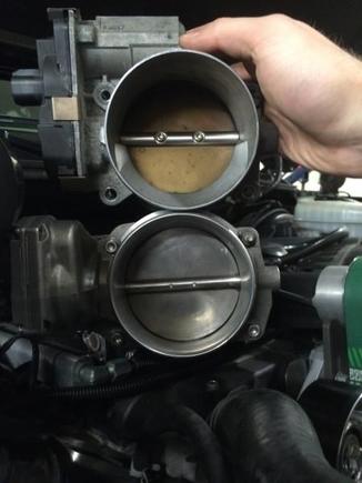 Ported LS2 throttle body vs 87mm TBSS throttle body