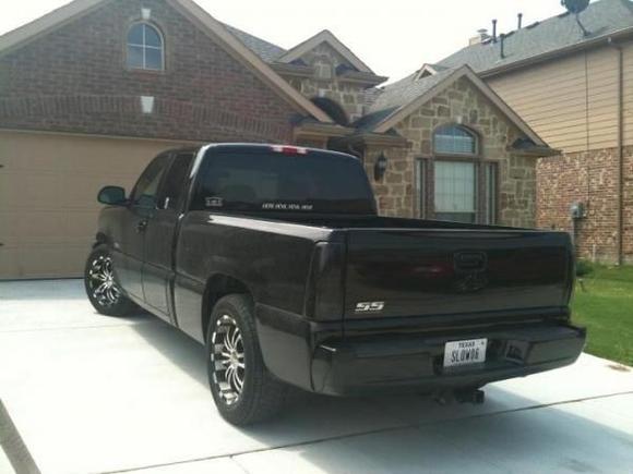 SS in front of the new house