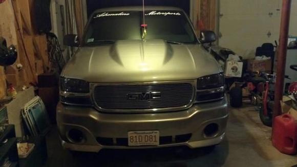 new hood freshly painted