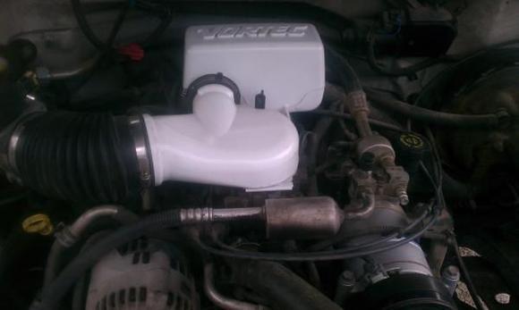Painted motor to match truck