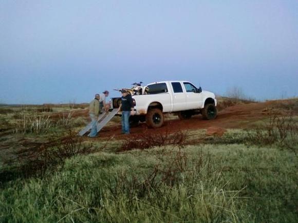 couldn't even get it out with this truck...