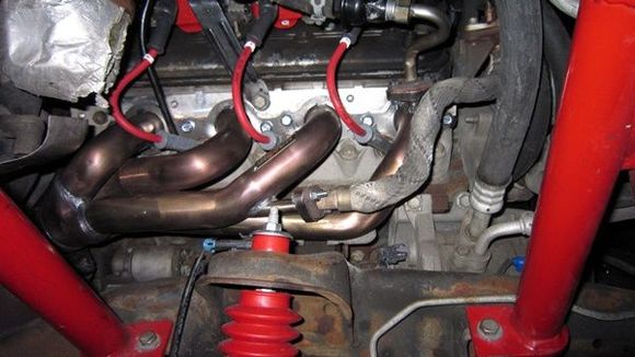 Gibson Header (GP116S) Passenger Side after running them in.