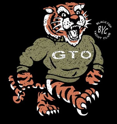 GTO Tiger Graphic Close Up