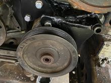 Remounted the pump to check the fit.