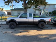 About to install 2 inch lift blocks in the rear to even it out