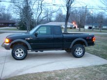 Body lift done with the 265's