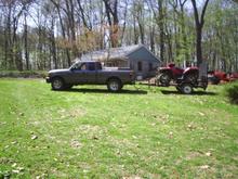 the quad isnt too big for the truck the truck is too little for the quad