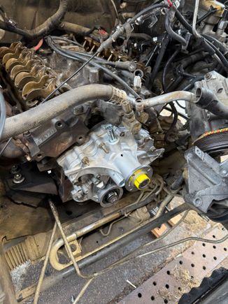 Installed, before it exploded