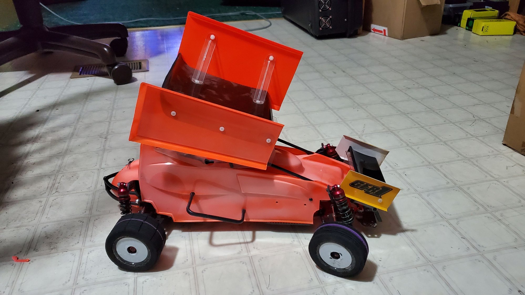 GFRP GFR1 tranamission sprint car. R/C Tech Forums