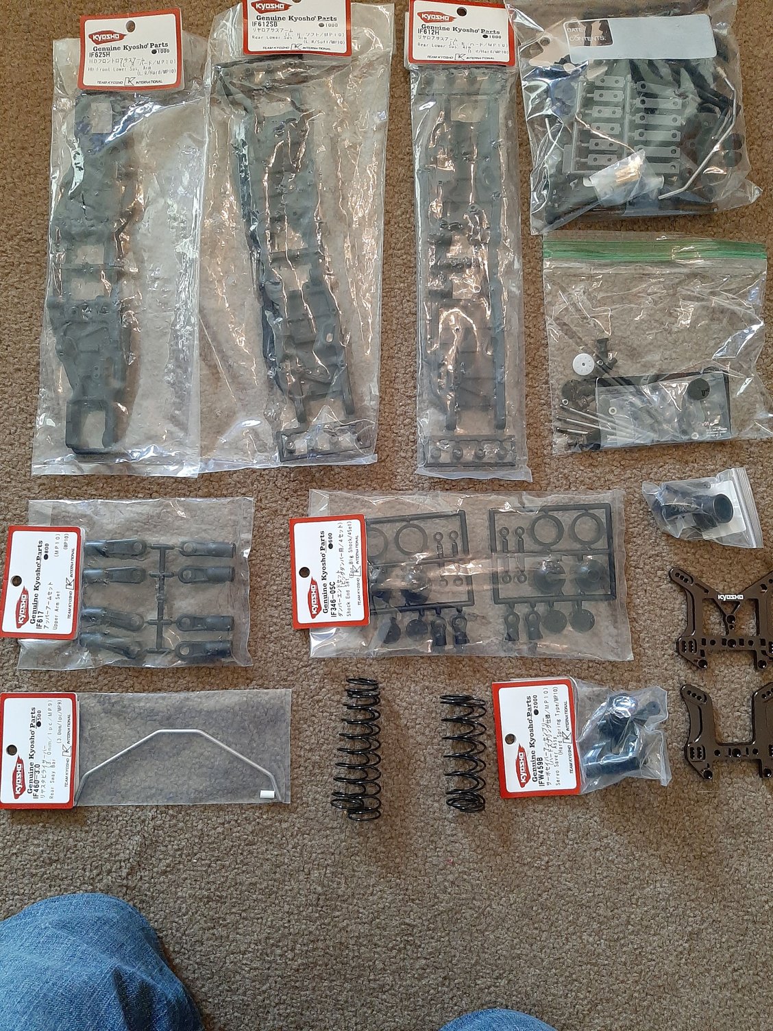 Kit Carbone Pour Kyosho MP10E TKI2 - Échelle 1/8 (neuf, Marque Générique)
