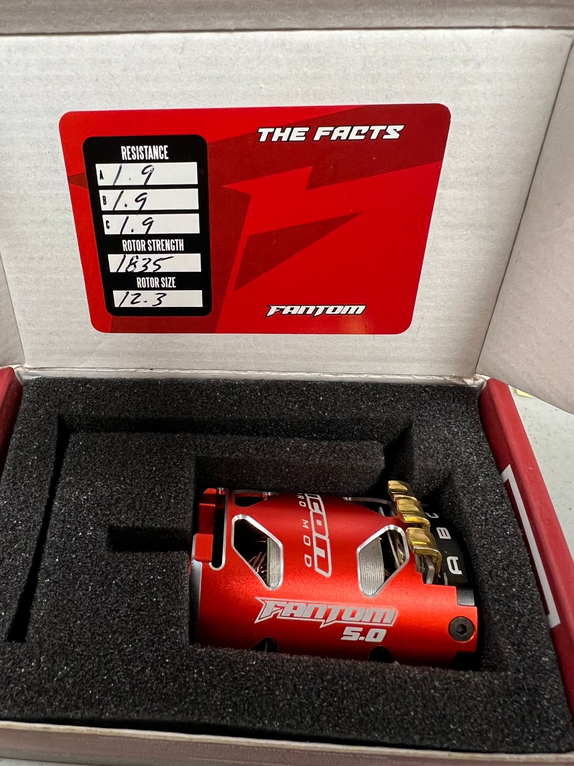 Fantom Icon Pro Mod 5.0 turn motor New - R/C Tech Forums