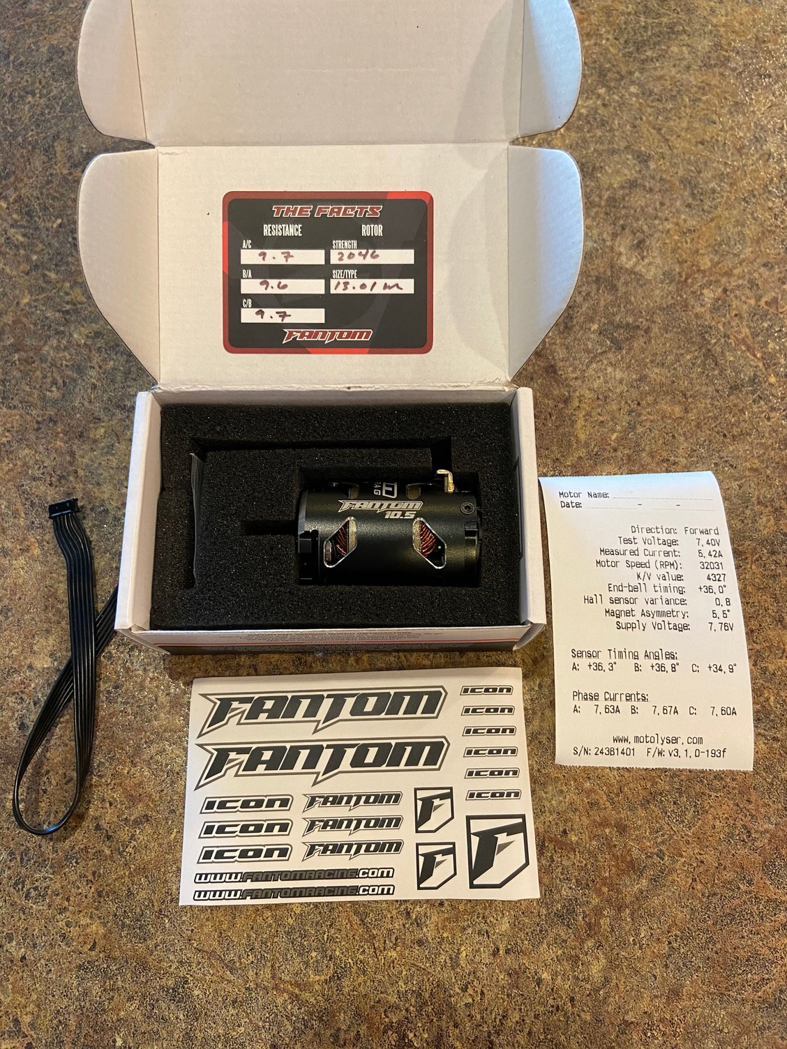 Fantom 10.5 Icon torque V2 pro drag motor works edition - R/C Tech Forums