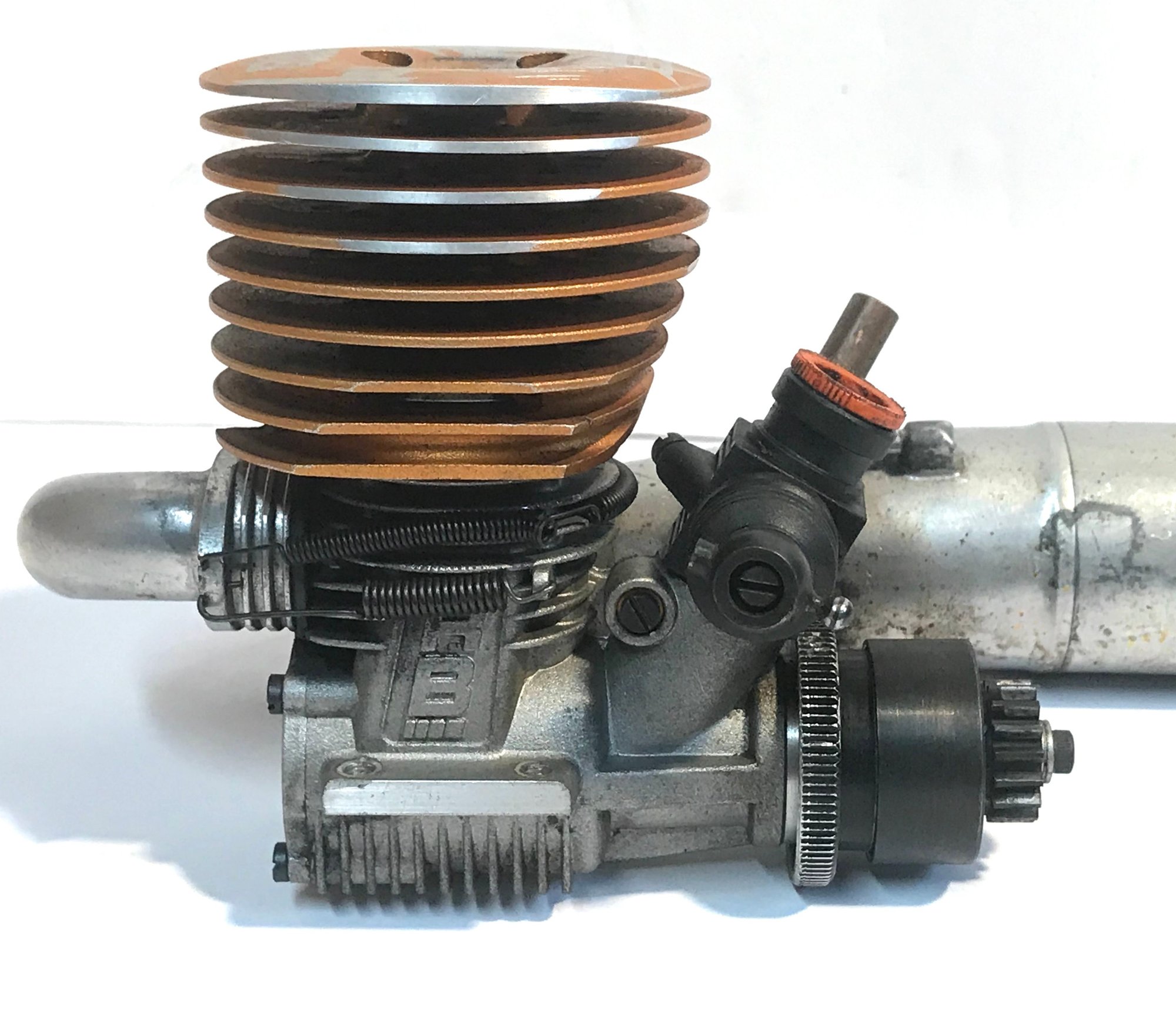 RB Concepts .21 Buggy B9 Nitro Engine with Clutch, bell & Exhaust R/C