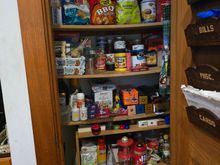 Up stairs pantry. 