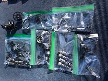 All the parts in baggies to put it back together. 