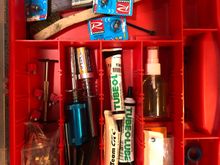 Glow plugs and lubes.
