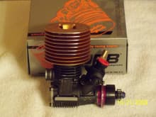 RBSW73 .21 racing motor like new werks clucth and JP2 pipe