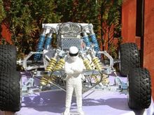 Baja 5bss Ultra-Wider and our driver the STIG.
