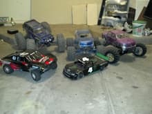 My clan now including Losi 8ight and Kyosho Inferno